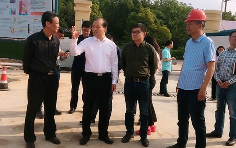 浦江縣委書(shū)記程天云視察杭機(jī)新廠(chǎng)區(qū)建設(shè)情況
