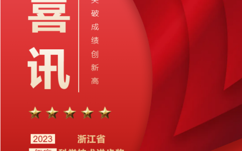 熱烈祝賀！浙江杭機股份有限公司榮獲浙江省科學技術進步獎！